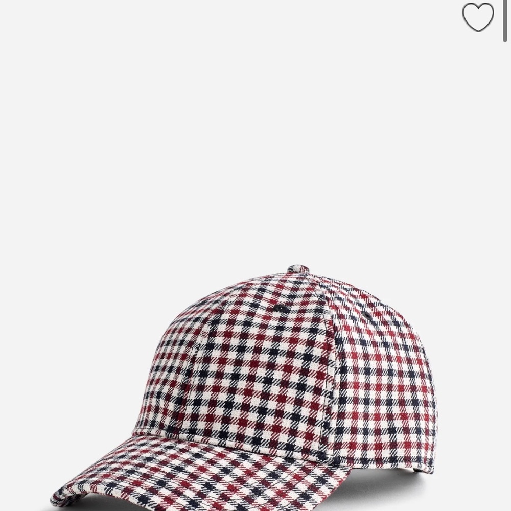 NWOT Madewell Houndstooth Baseball Hat - Picture 2 of 6